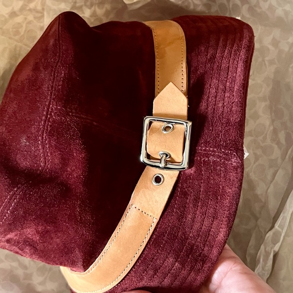 EUC Vintage Suede Coach Bucket Hat - Picture 5 of 6